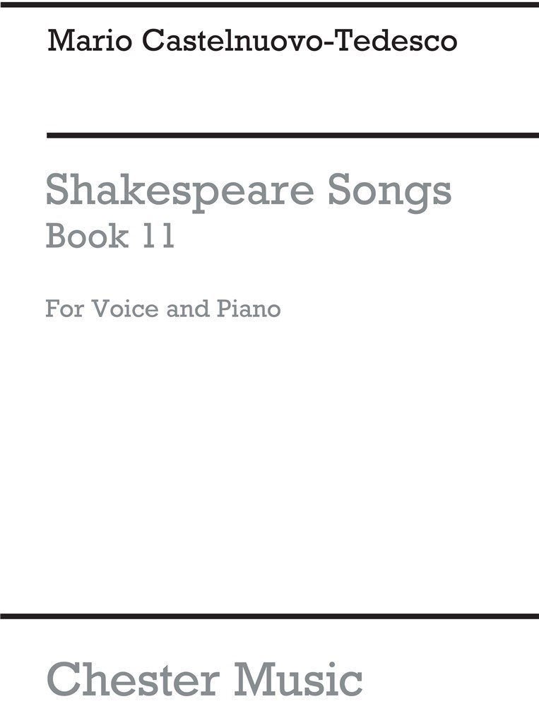 Shakespeare Songs Book 11